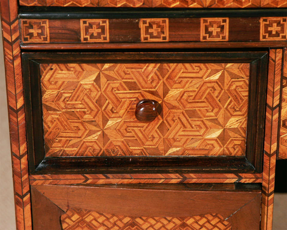 A Late 19th Century Japanese Kneehole Desk. 6